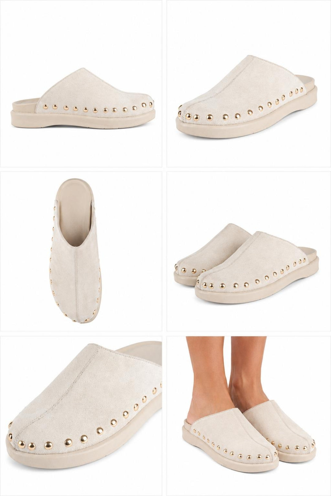 Önü Kapalı Premium Süet Konfor Terlik (Sabot Loafer)