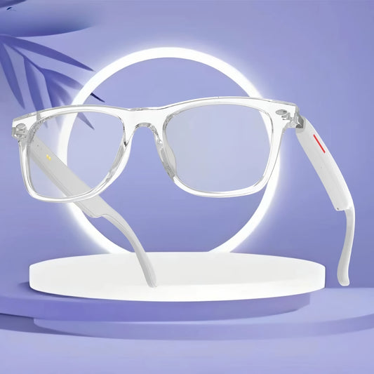 Smart Bluetooth Glasses with Speaker & Voice Assistant – IPX6 Waterproof | Fast US Shipping
