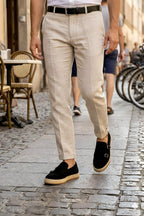 Black Genuine Suede Leather Double Monk Strap with Woven Sole