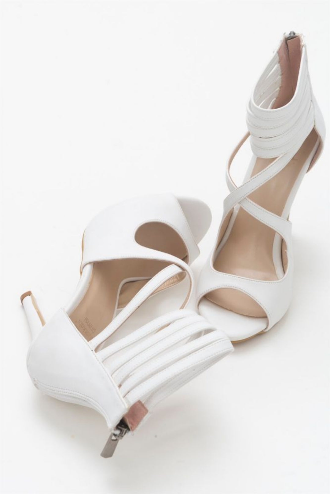 Mina Matte 10 CM Thin Heel Stiletto Shoes – White