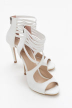 Mina Matte 10 CM Thin Heel Stiletto Shoes – White