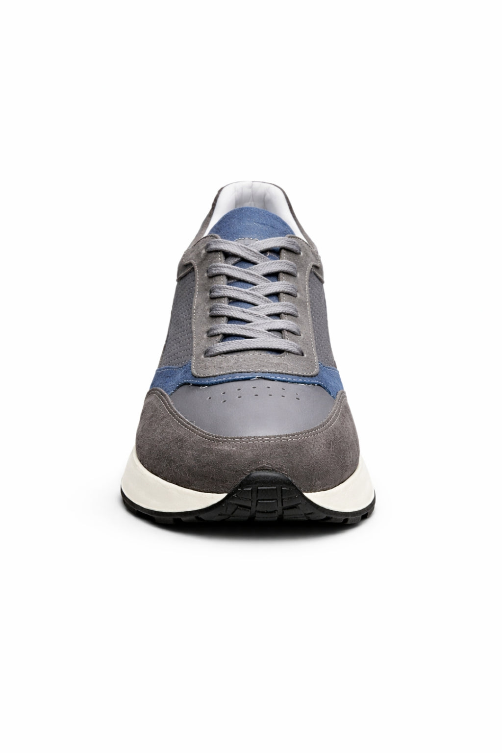 Gri %100 Hakiki Deri Ultra Hafif Eva Taban Sneaker