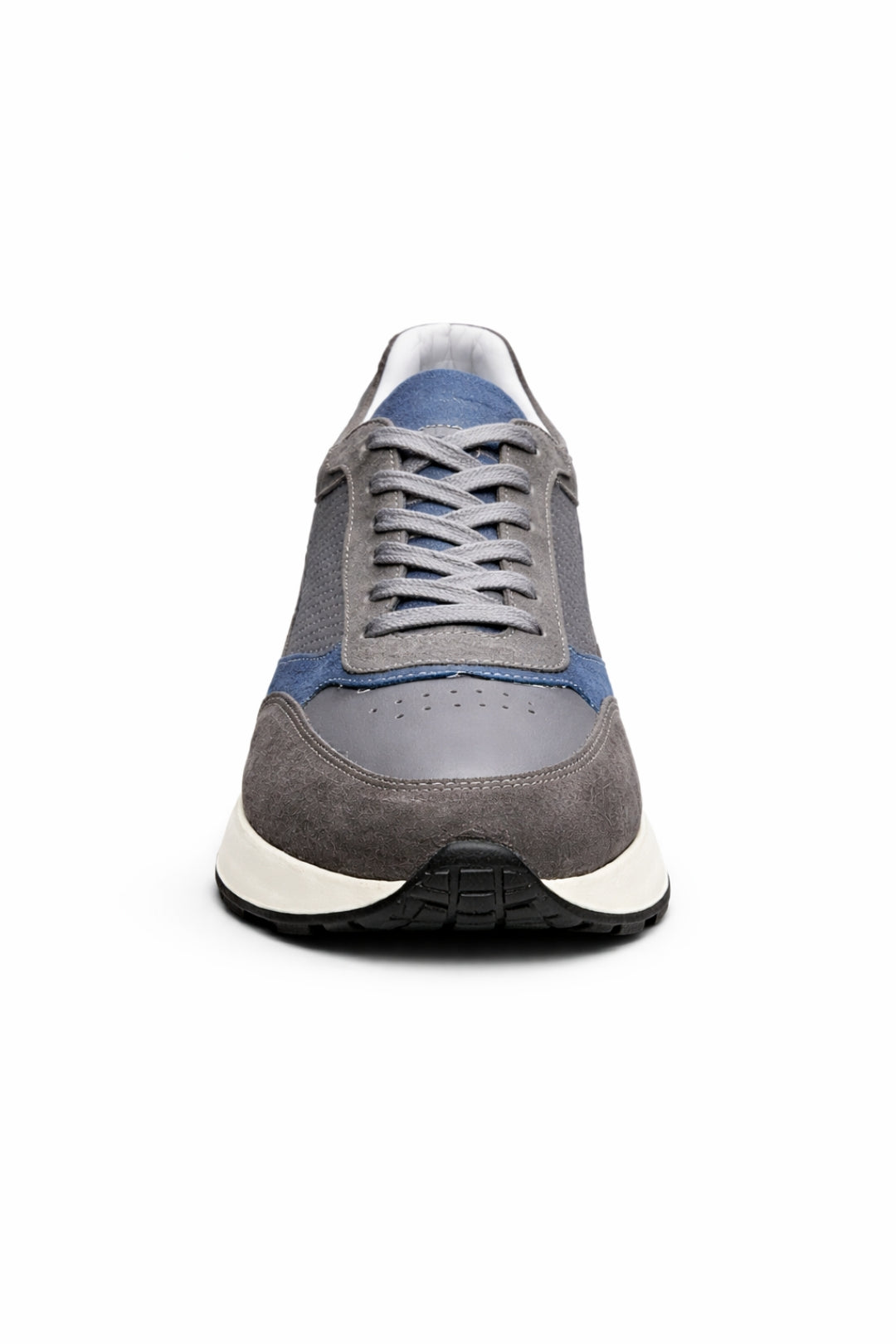 Gri %100 Hakiki Deri Ultra Hafif Eva Taban Sneaker