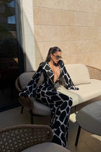 Noir Rose Sculpted Maxi Dress