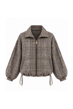 Tavik Checked Drawstring Zip Jacket