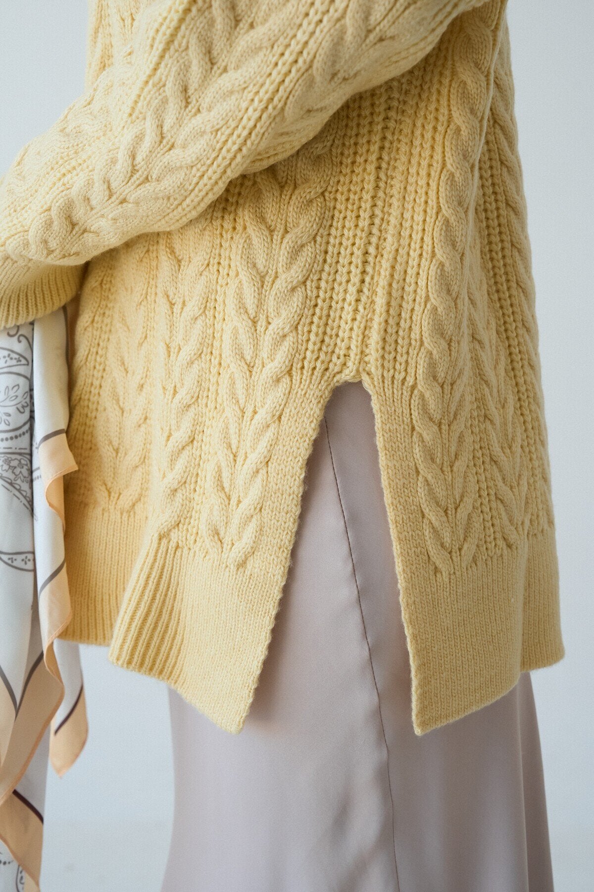 Hollis Cable-Knit Zip-Neck Sweater