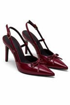 Zaphira Bordo Rugan Slingback 7 CM Stiletto