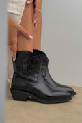 Clara Western Boots – Black