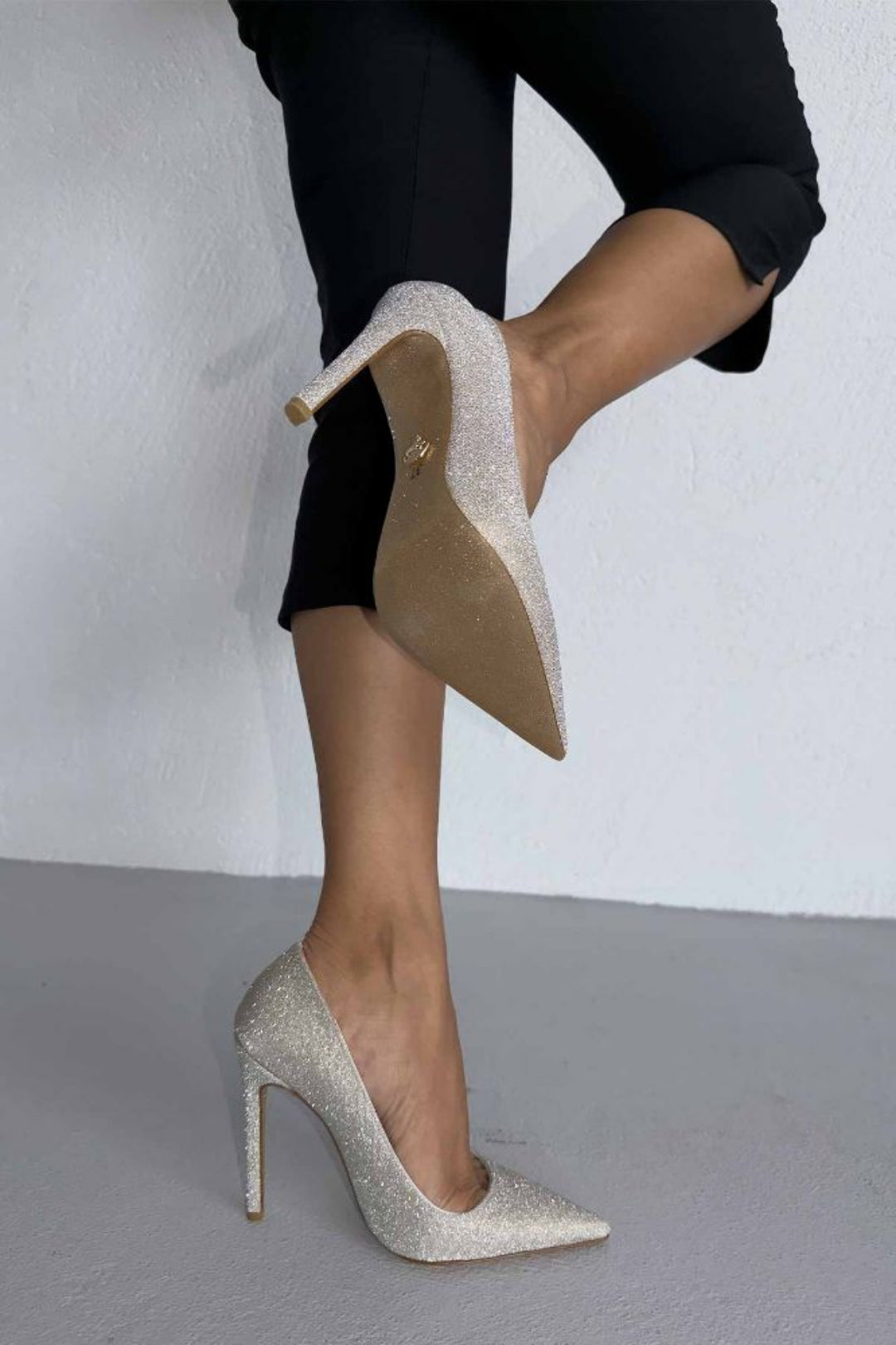 Monaco Crystal Dust Stiletto Pump