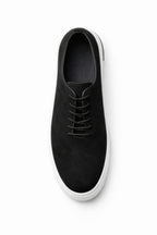 Siyah Hakiki Nubuk Deri Ultra Hafif Eva Taban Sneaker