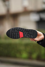 Coffee-Black Genuine Leather Lightweight Thermo Sole Sneaker