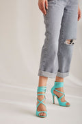 Mina Mat 10 CM Thin Heeled Stiletto Shoes - Mint