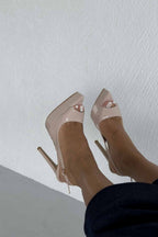 Heimdall Toka Detaylı 13 CM Platform Stiletto - Siyah