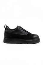 Tony Siyah %100 Hakiki Deri (Nubuk-Floter) Eva Taban Sneaker