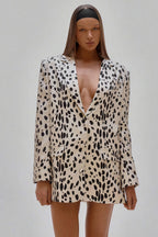Marlene Spotted Blazer Dress