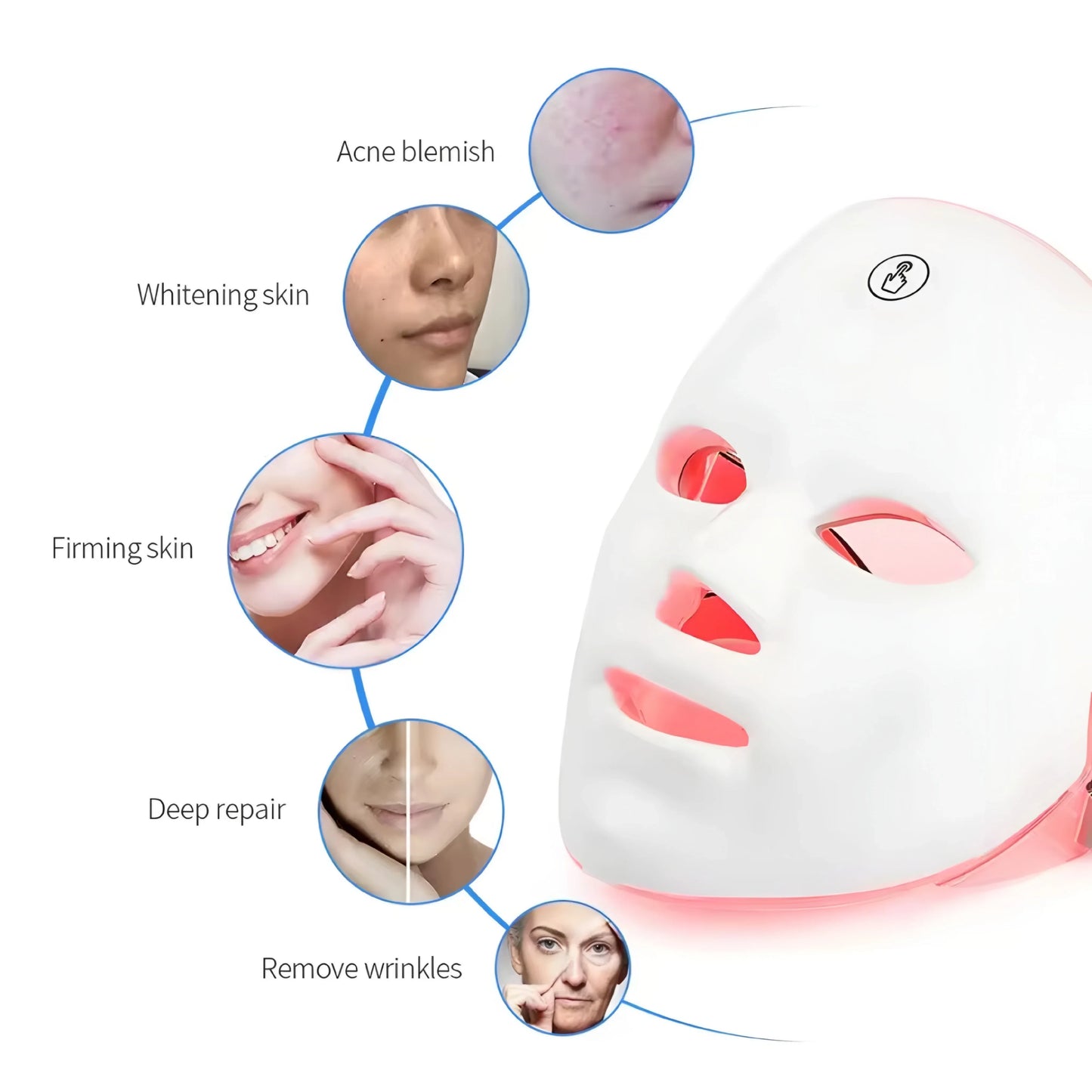 7 Colors LED Photon Beauty Mask - TrendiMarkt