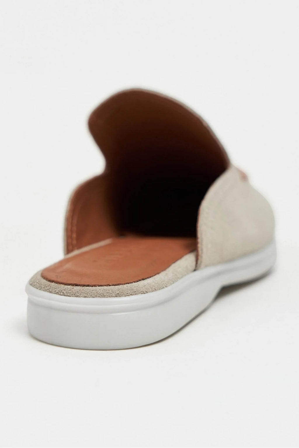 Sorrento – Handcrafted Genuine Suede Leather Mule Loafers – Navy Suede