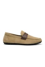 Hazelnut Genuine Suede Ultra Flexible Rubber Sole Loafer