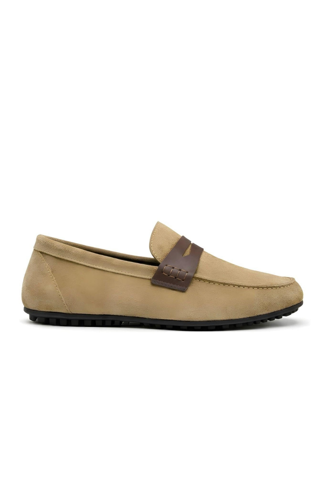 Fındık Hakiki Süet Ultra Esnek Kauçuk Taban Loafer