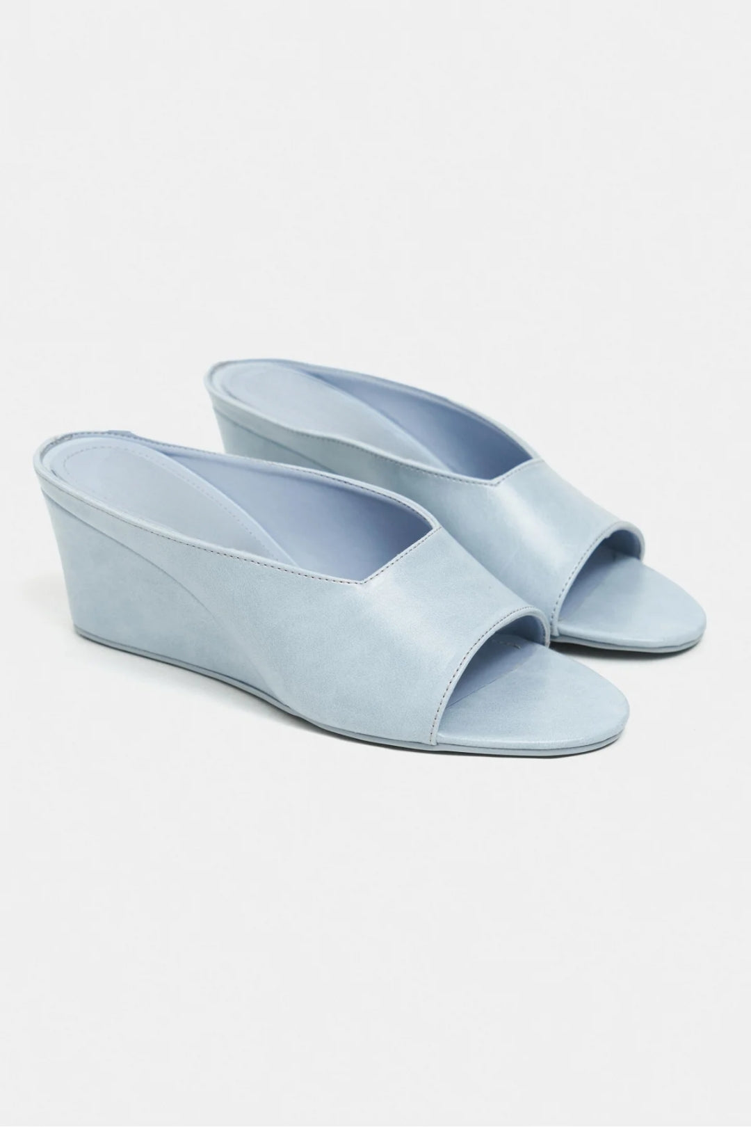 ALLISON Rustic Wedge Heel Slide Sandals for Women – 7 cm Comfort Heel