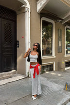 Zayra Polka-Dot Skirt Set