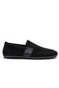 Siyah Hakiki Süet Ultra Esnek Driver Loafer
