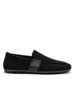 Siyah Hakiki Süet Ultra Esnek Driver Loafer