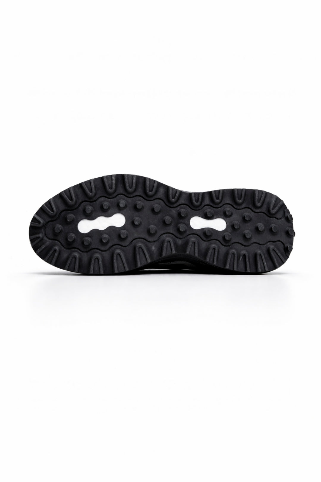 Siyah %100 Hakiki Deri 4 CM İthal Eva Taban Sneaker