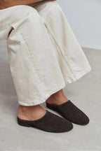 Liguria – Handmade Genuine Leather Flat Slide Sandals